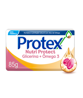 Sabonete em barra Protex Nutri Protect Glicerina com Ômega 3