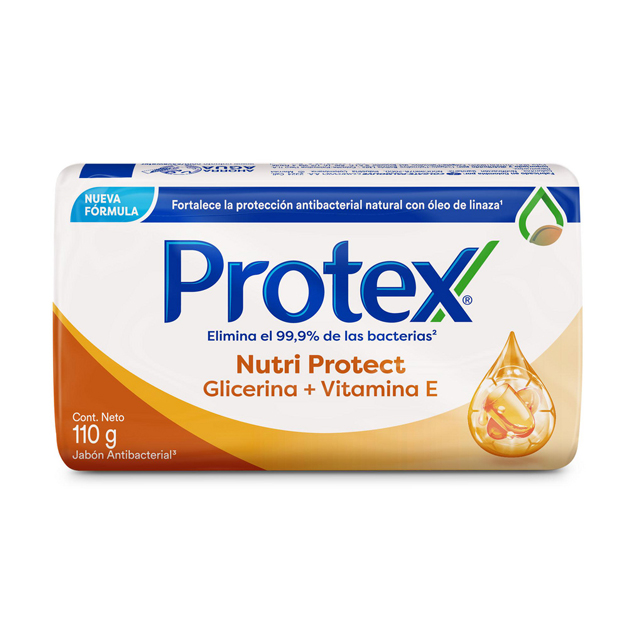 Protex® Nutri Protect Glicerina + Vitamina E Jabón barra 110g